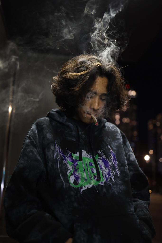Smoke screen hoodie